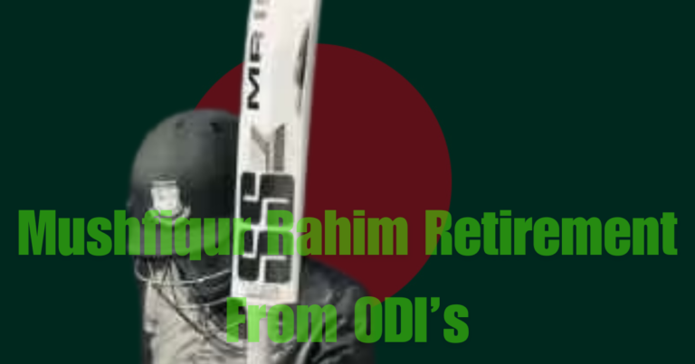Mushfiqur Rahim retirement from ODI’s