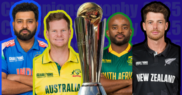 Champions Trophy 2025 semi-finalists