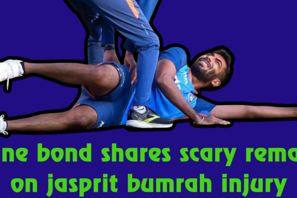 jasprit bumrah injury