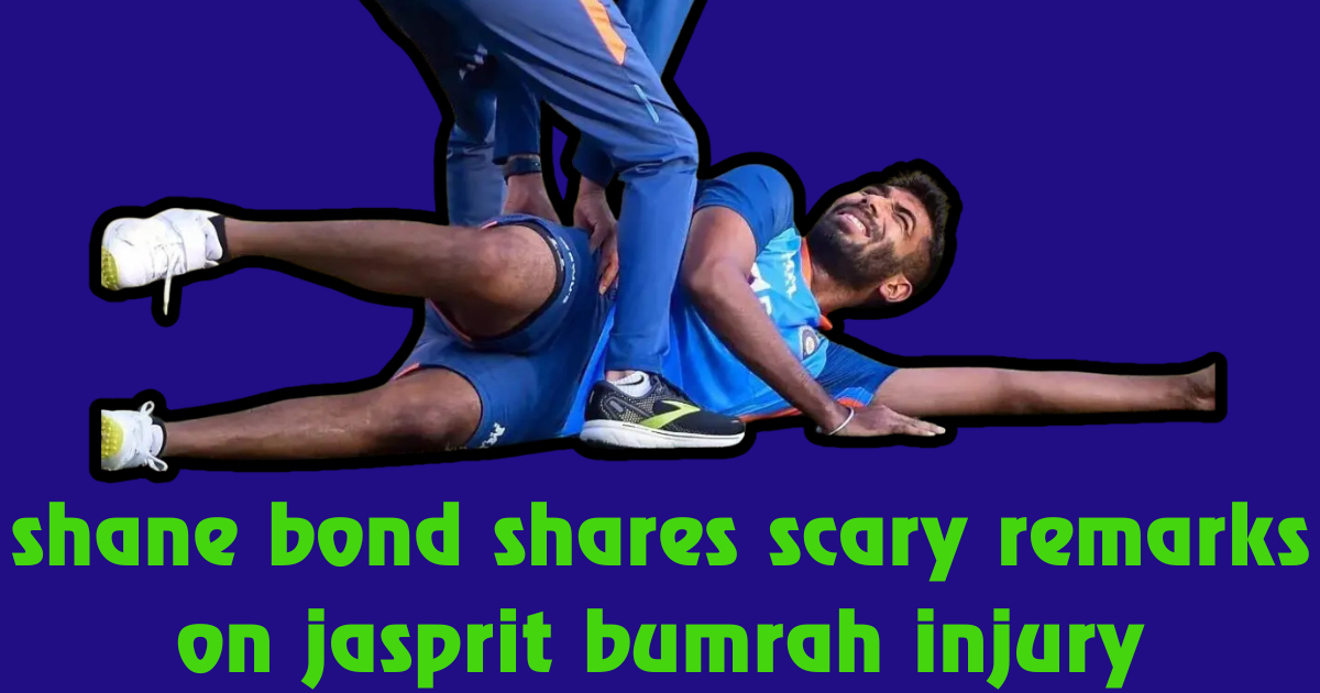 jasprit bumrah injury