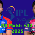 DC vs RR match no#32 of IPL 2025