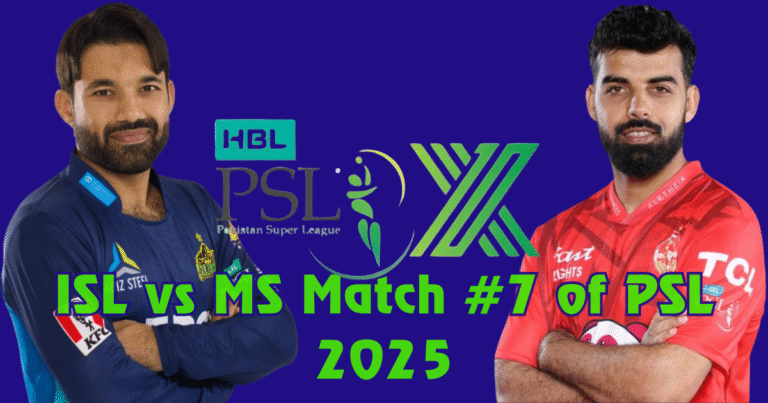 PSL 2025: ISL won by 47 runs from MS
