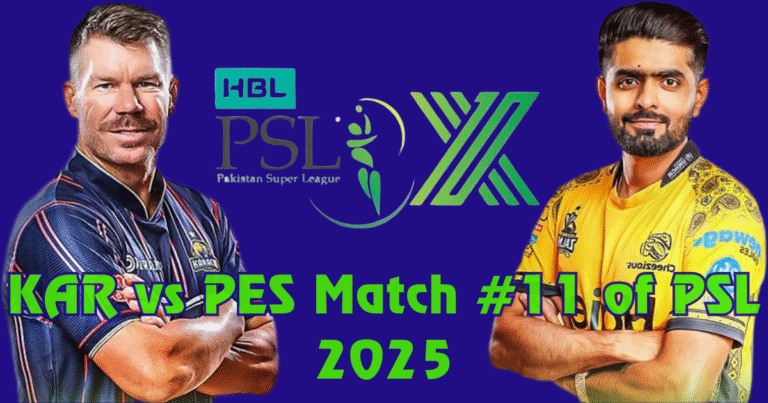 PSL 2025: KAR won by 2 wickets from PES
