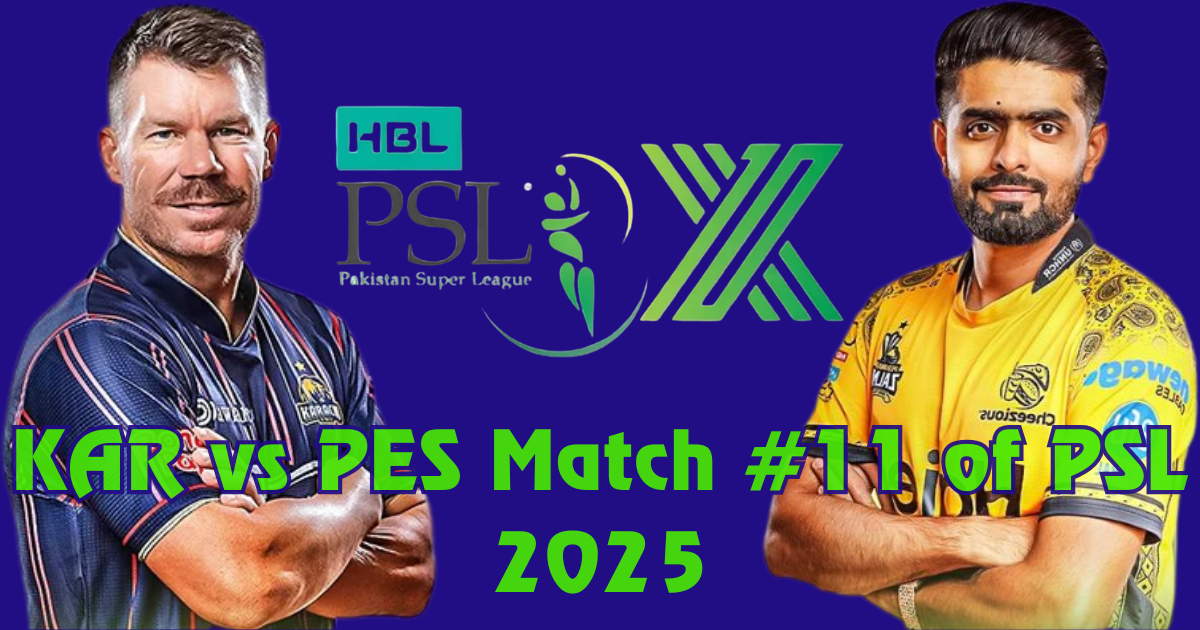 PSL 2025: KAR won by 2 wickets from PES