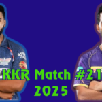 LSG vs KKR ipl 2025