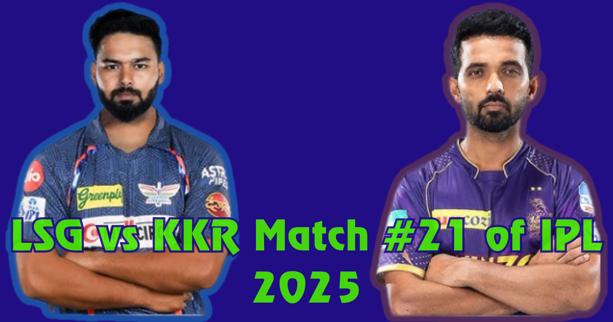 LSG vs KKR ipl 2025