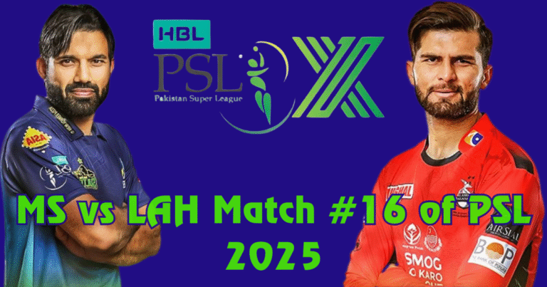 PSL 2025: LAH won by 5 wickets from MS