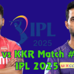 PBKS vs KKR match no#31 of IPL 2025