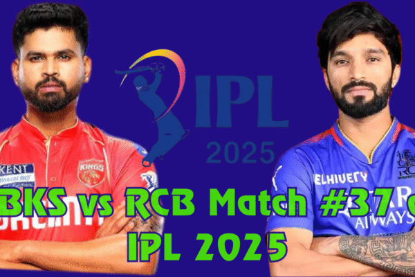 PBKS vs RCB match no#37 of IPL 2025