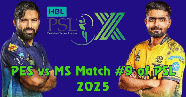 PSL 2025: PES won by 120 runs from MS