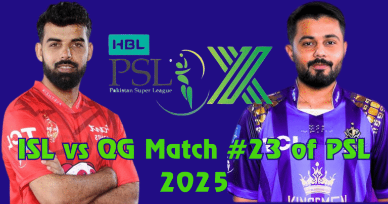 PSL 2025 QG ISL