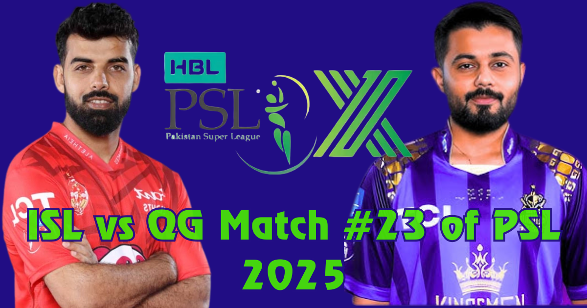 PSL 2025 QG ISL