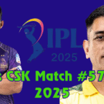 KKR vs CSK match no #57 of IPL 2025
