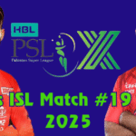PSL 2025 LAH vs ISL