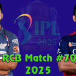 LSG vs RCB match #70