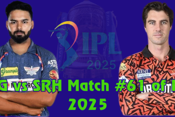 LSG vs SRH match #61