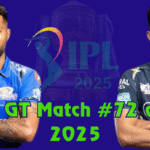 MI vs GT match #72
