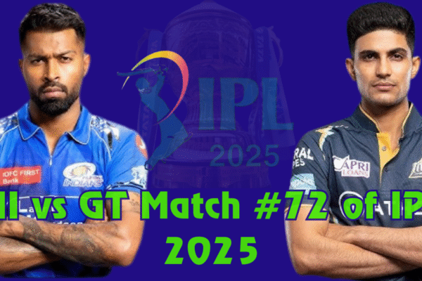 MI vs GT match #72
