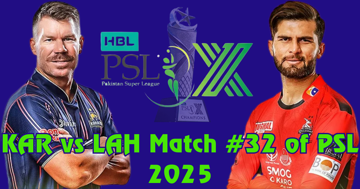 kar vs lah match #32