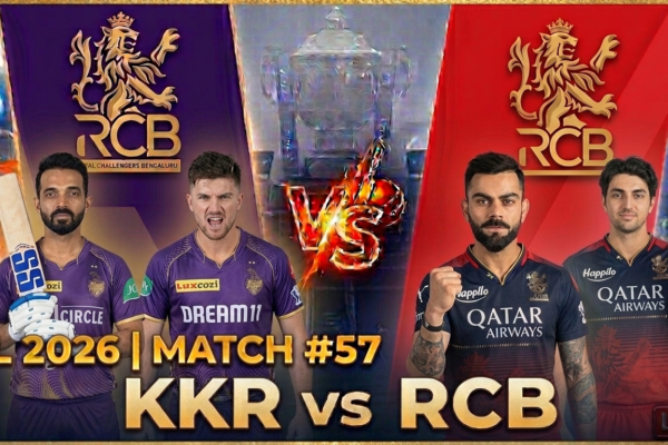 IPL 2026 match # 57 KKR vs RCB