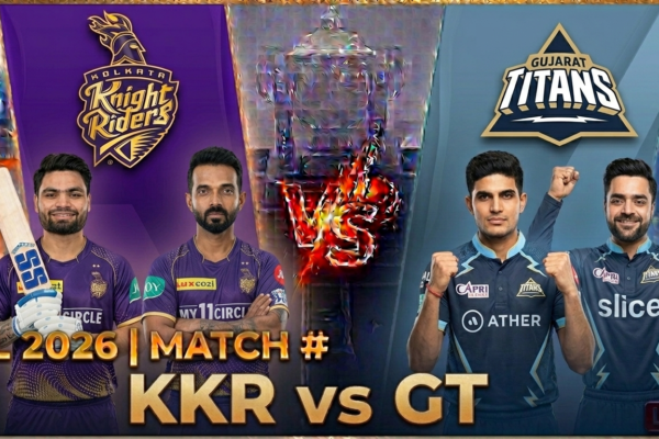 IPL 2026 match # 60 KKR vs GT