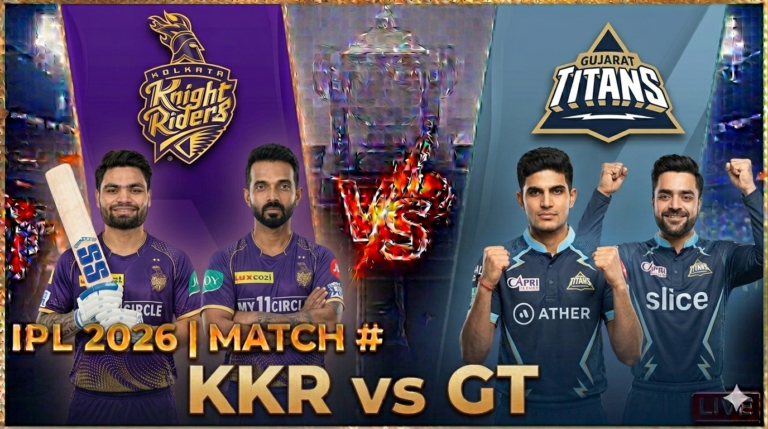 IPL 2026 match # 60 KKR vs GT