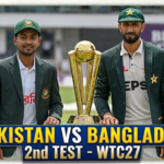 Bangladesh vs Pakistan 2nd Test WTC27