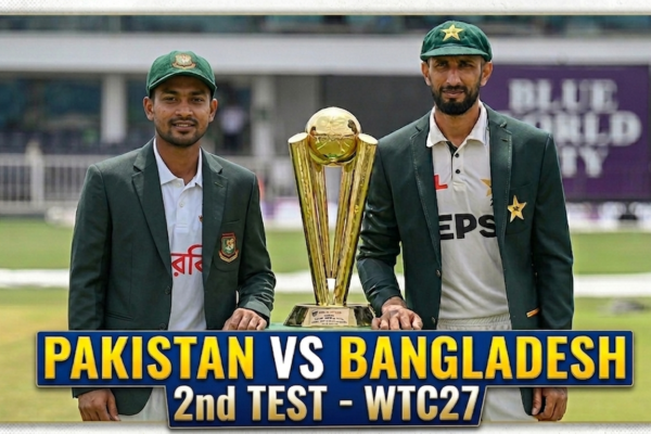 Bangladesh vs Pakistan 2nd Test WTC27