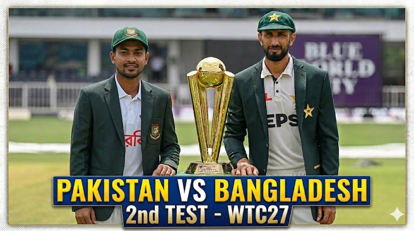 Bangladesh vs Pakistan 2nd Test WTC27
