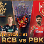 IPL 2026 match # 61 RCB vs PBKS