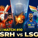 IPL 2026 match # 10 SRH vs LSG