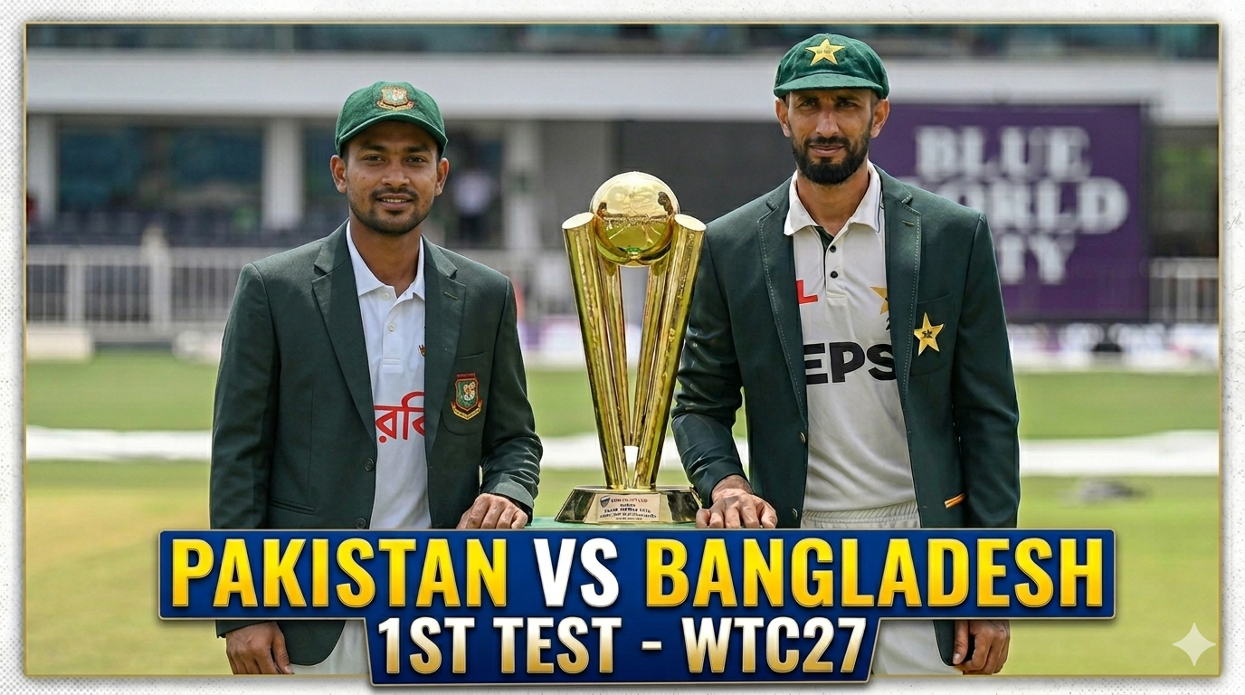 Bangladesh vs Pakistan 1st Test WTC27