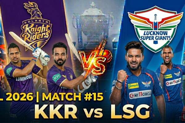 IPL 2026 match # 15 KKR vs LSG